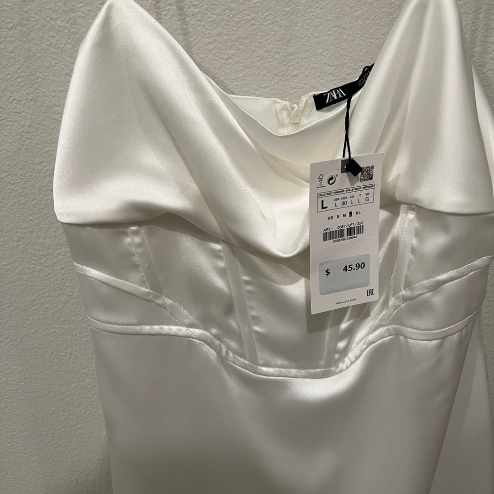 Zara Satin Corset Dress - Picture 6 of 6